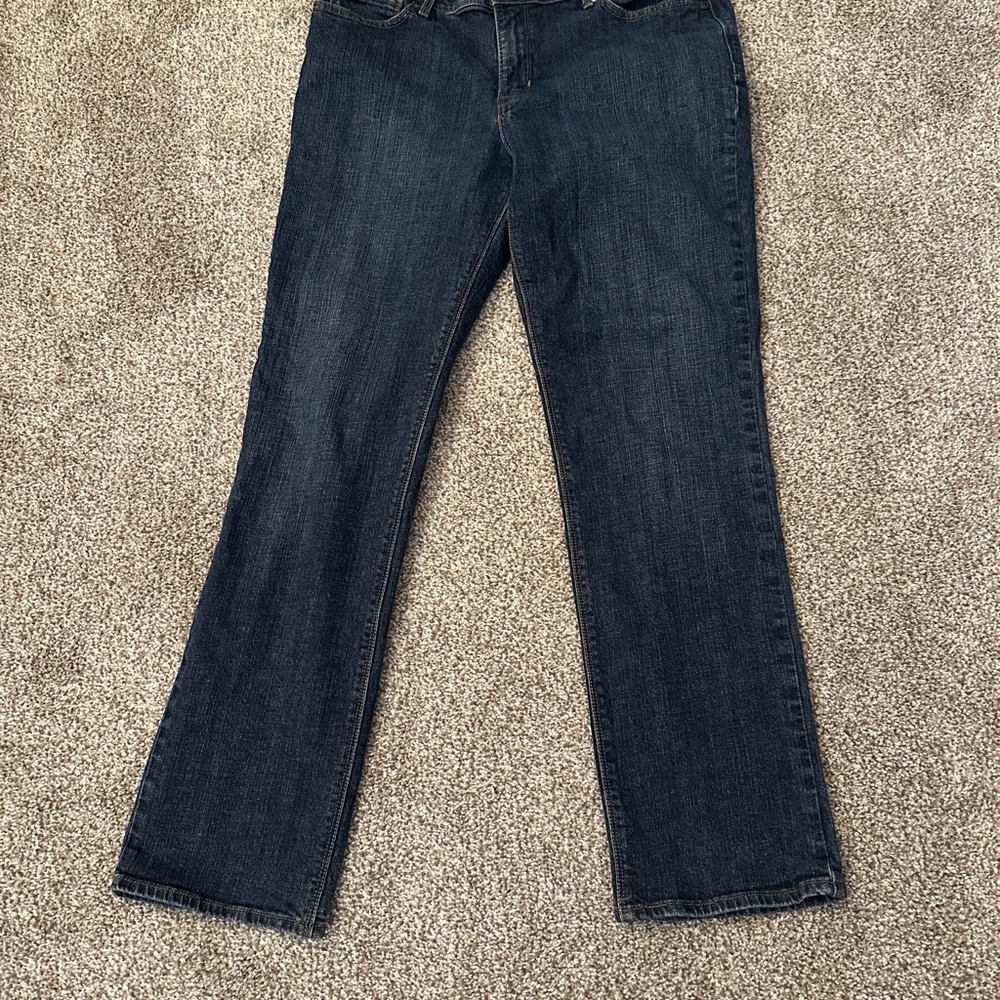Women's Levi Strauss Straight Leg 525 Blue Jeans